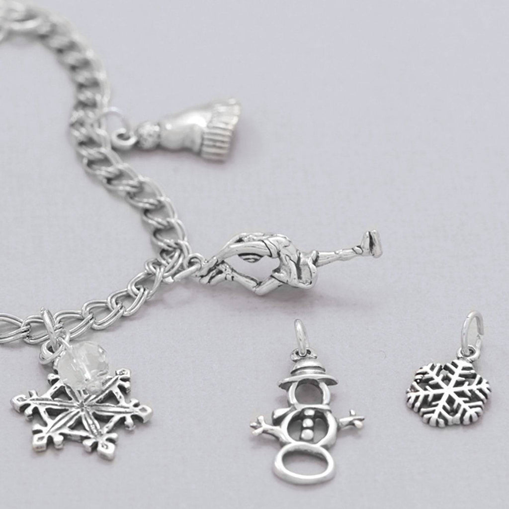 Oxidized Snowflake Charm - Matador Diamond