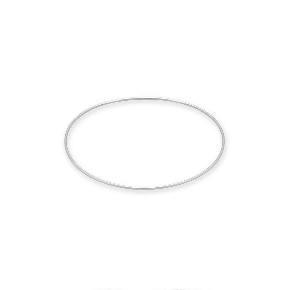Smooth Wire Bangle Bracelet