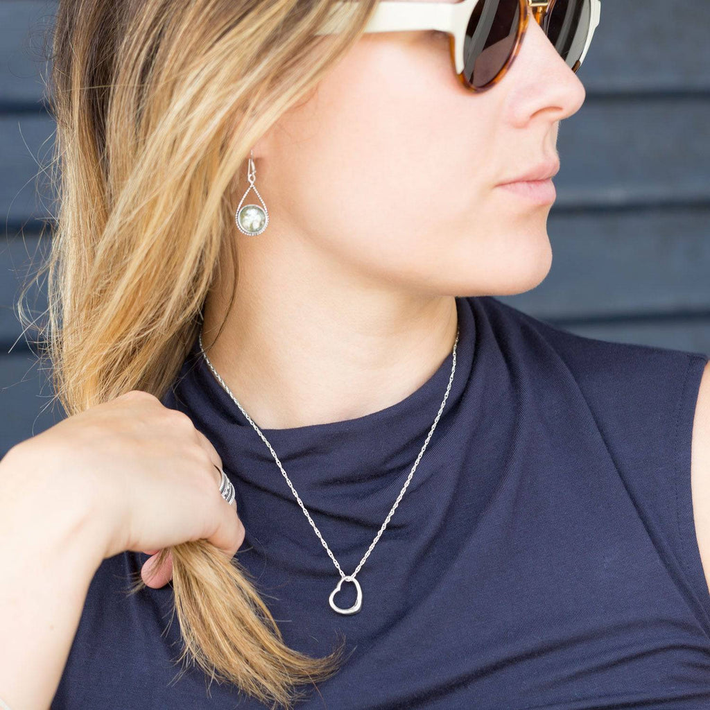 Roman Glass Drop Earrings - Matador Diamond