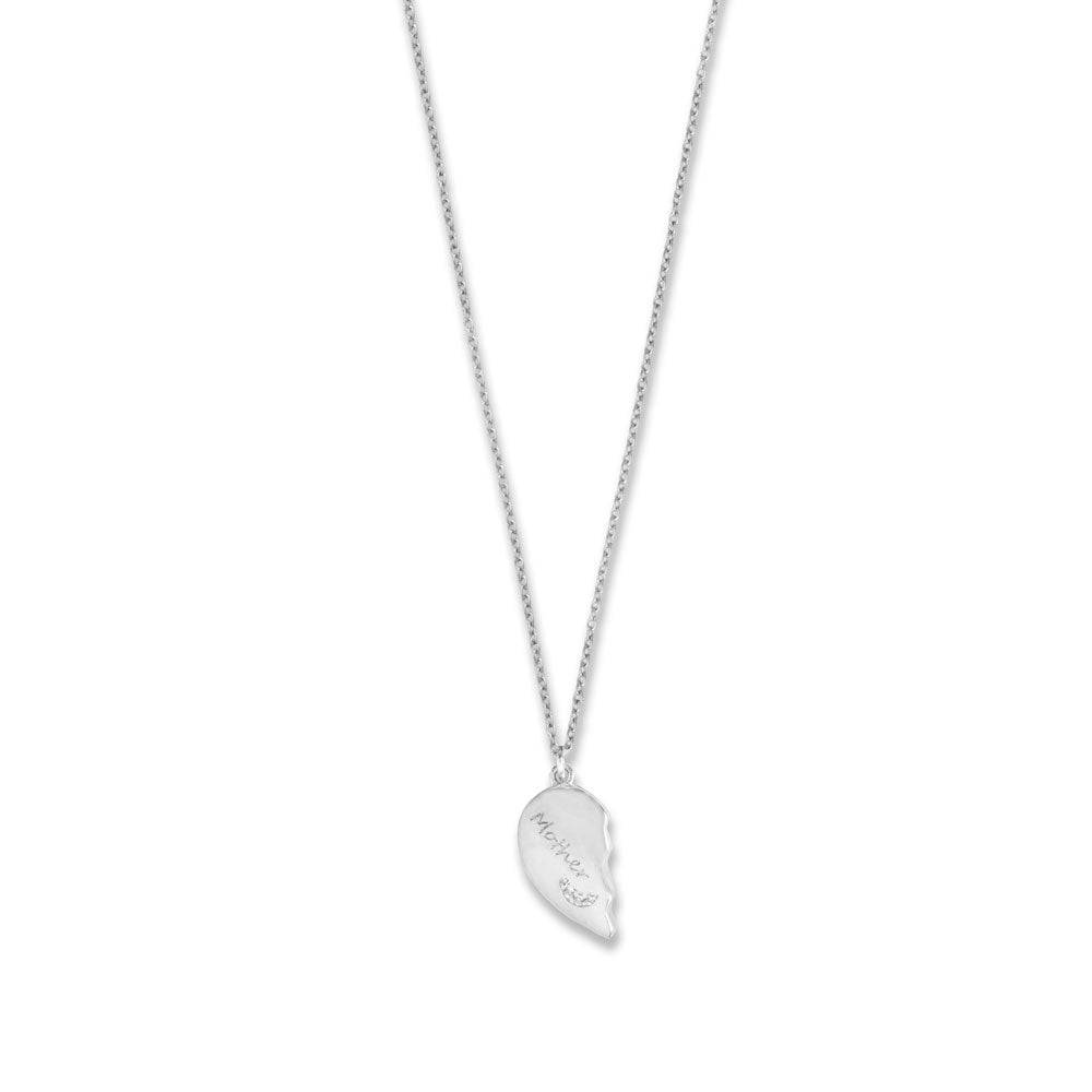 Mother/Daughter CZ Moon and Stars Necklace Set - Matador Diamond