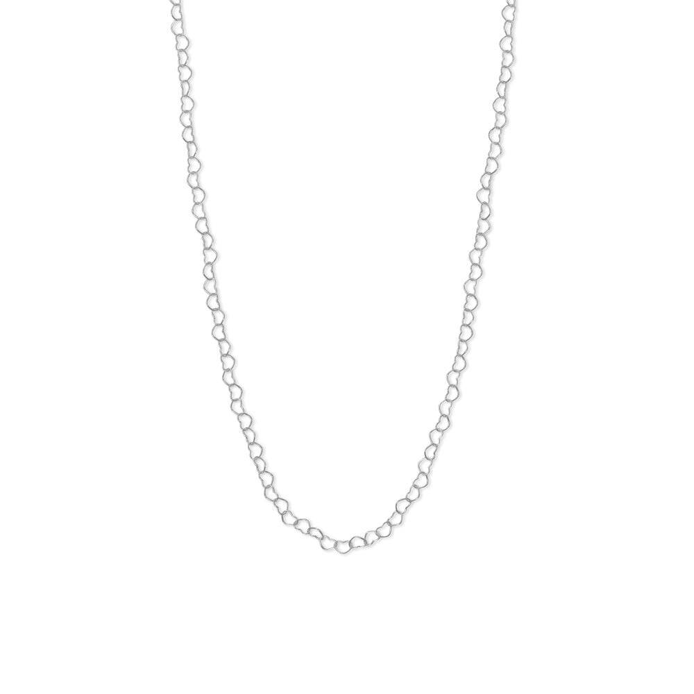 Dainty Linked Heart Chain Necklace
