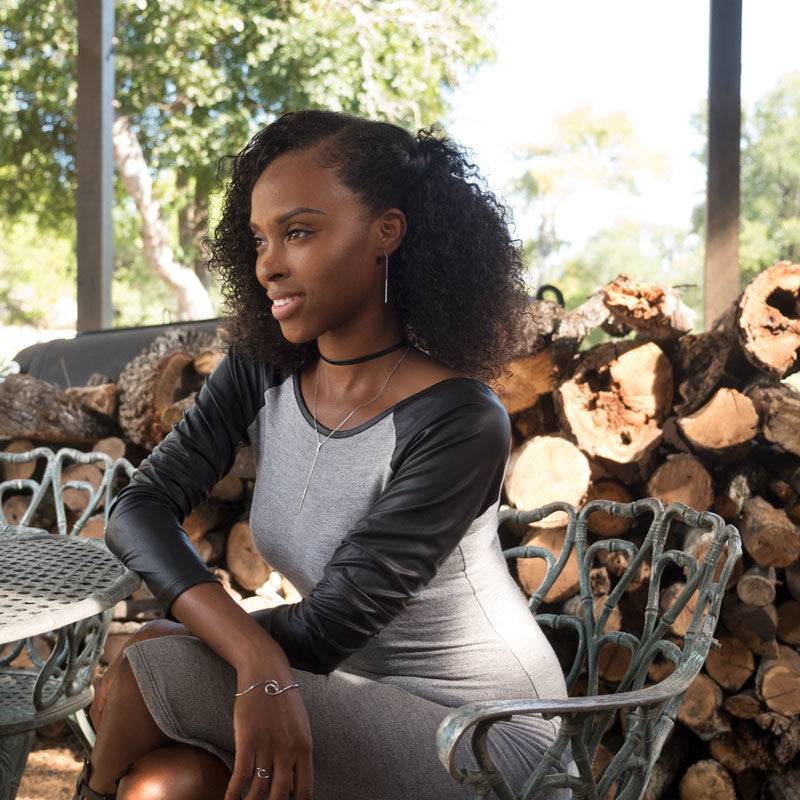 "Wave of Fresh Air" Rhodium Plated Wave Ring - Matador Diamond