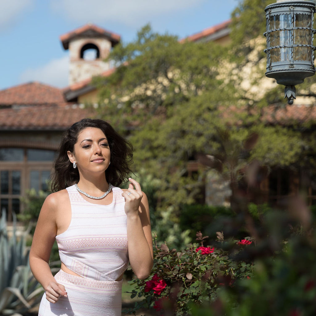 18" Sterling Silver Byzantine Necklace - Matador Diamond