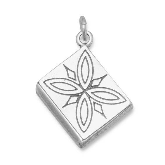 Oxidized Pride and Prejudice Book Charm - Matador Diamond