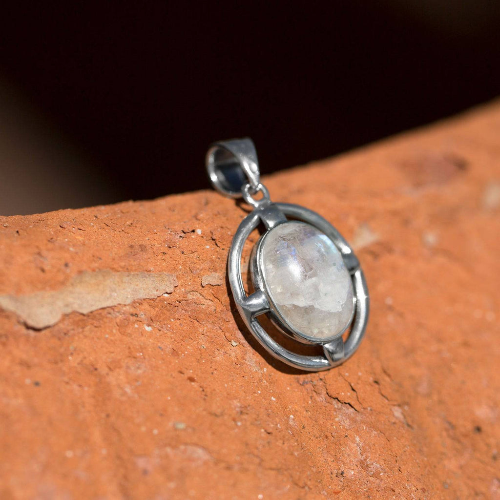 Rainbow Moonstone Pendant - Matador Diamond