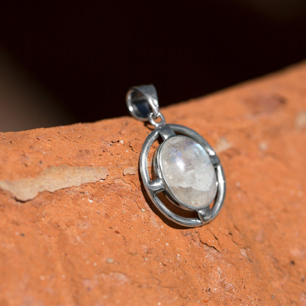 Rainbow Moonstone Pendant - Matador Diamond