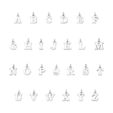 Oxidized "A-Z" Charm - Matador Diamond