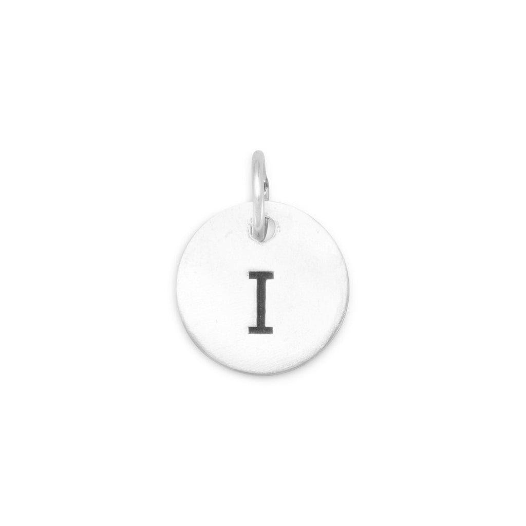 Oxidized Round Initial Charm (A-Z) - Matador Diamond