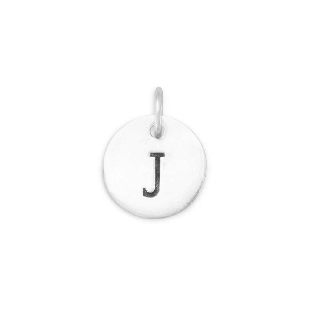 Oxidized Round Initial Charm (A-Z) - Matador Diamond