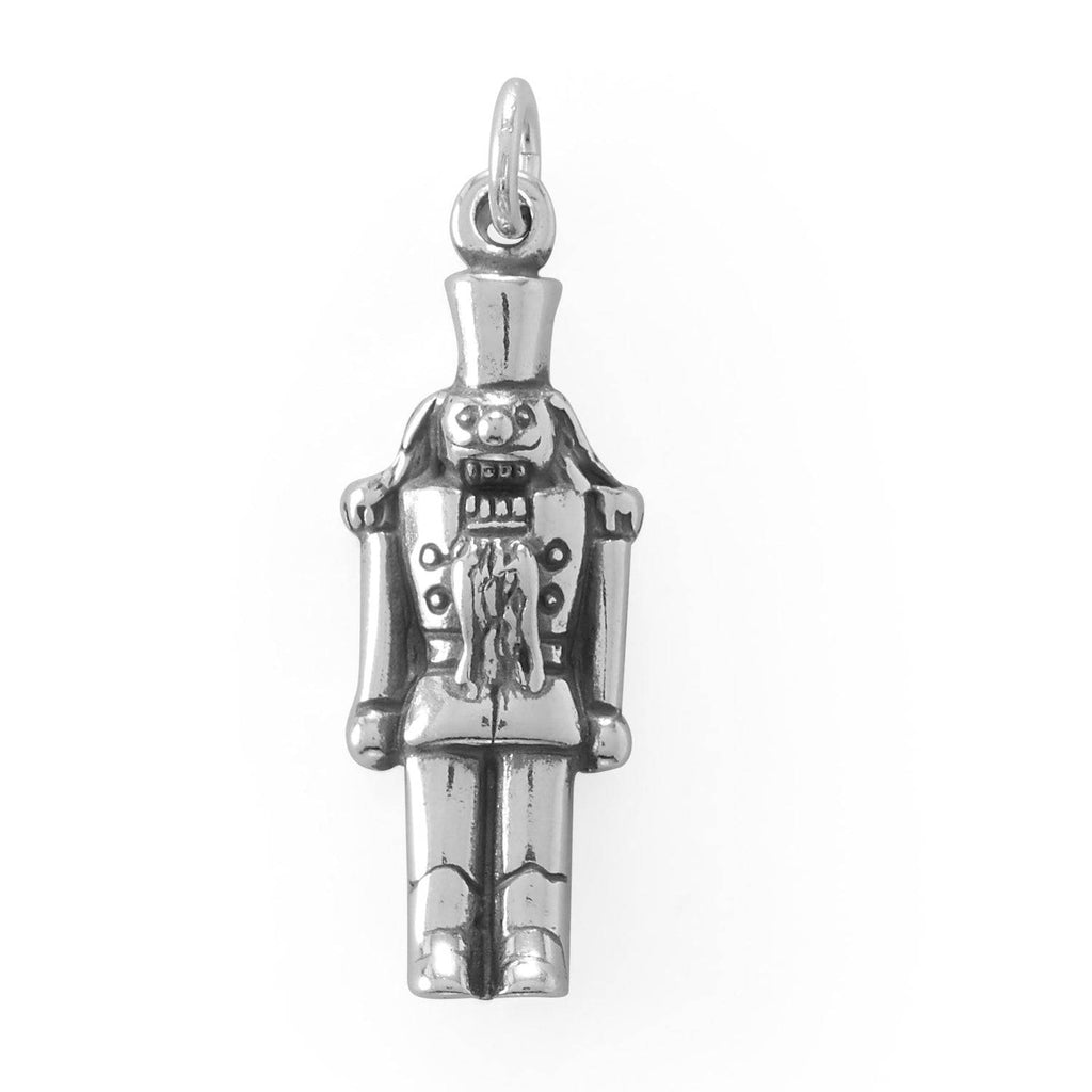 Oxidized 3D Cute Nutcracker Charm