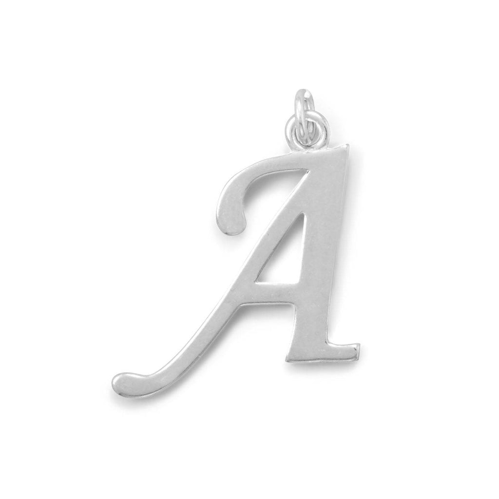 Large Polished Letter Pendant (A-Z) - Matador Diamond