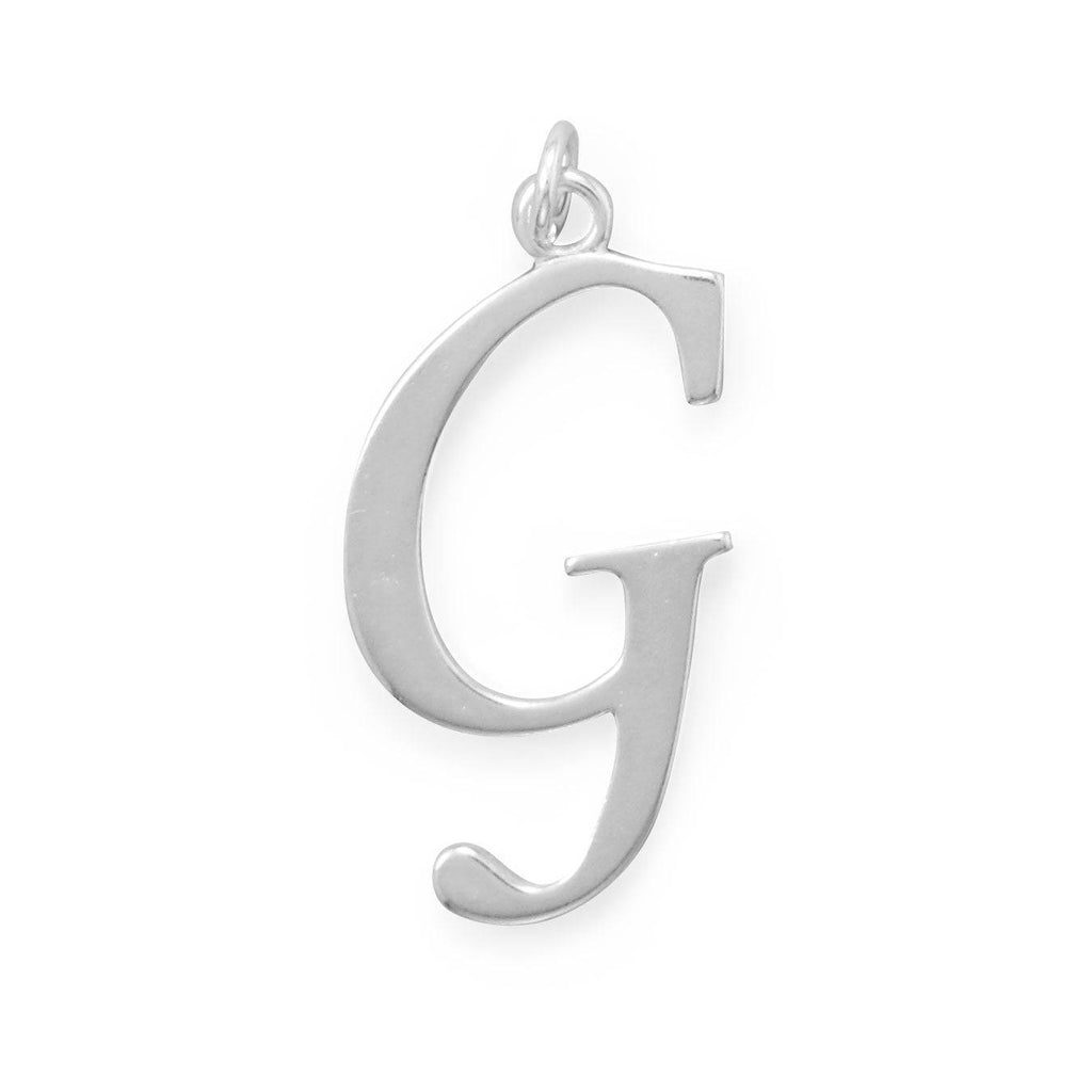 Large Polished Letter Pendant (A-Z) - Matador Diamond