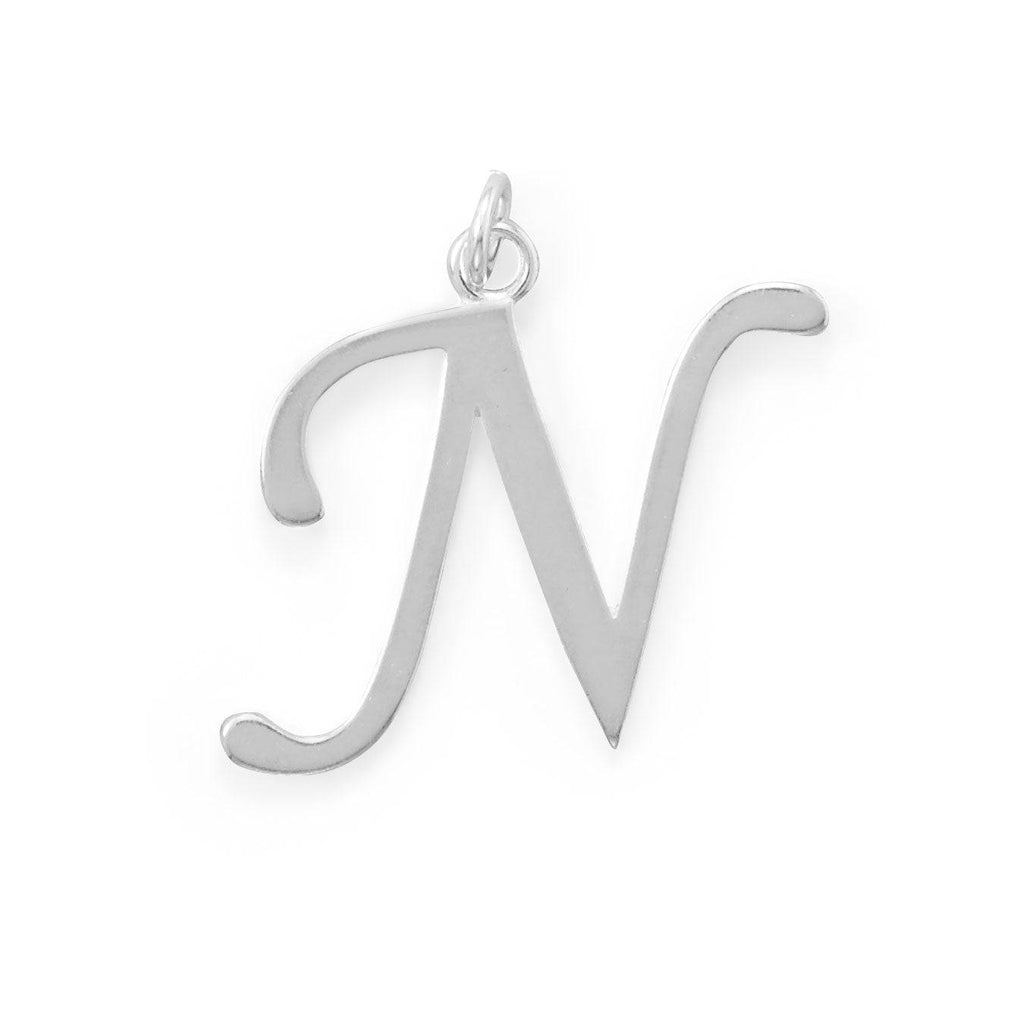 Large Polished Letter Pendant (A-Z) - Matador Diamond