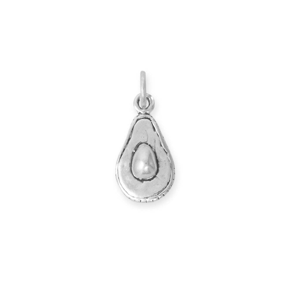 Oxidized 3D Avocado Half Charm - Matador Diamond