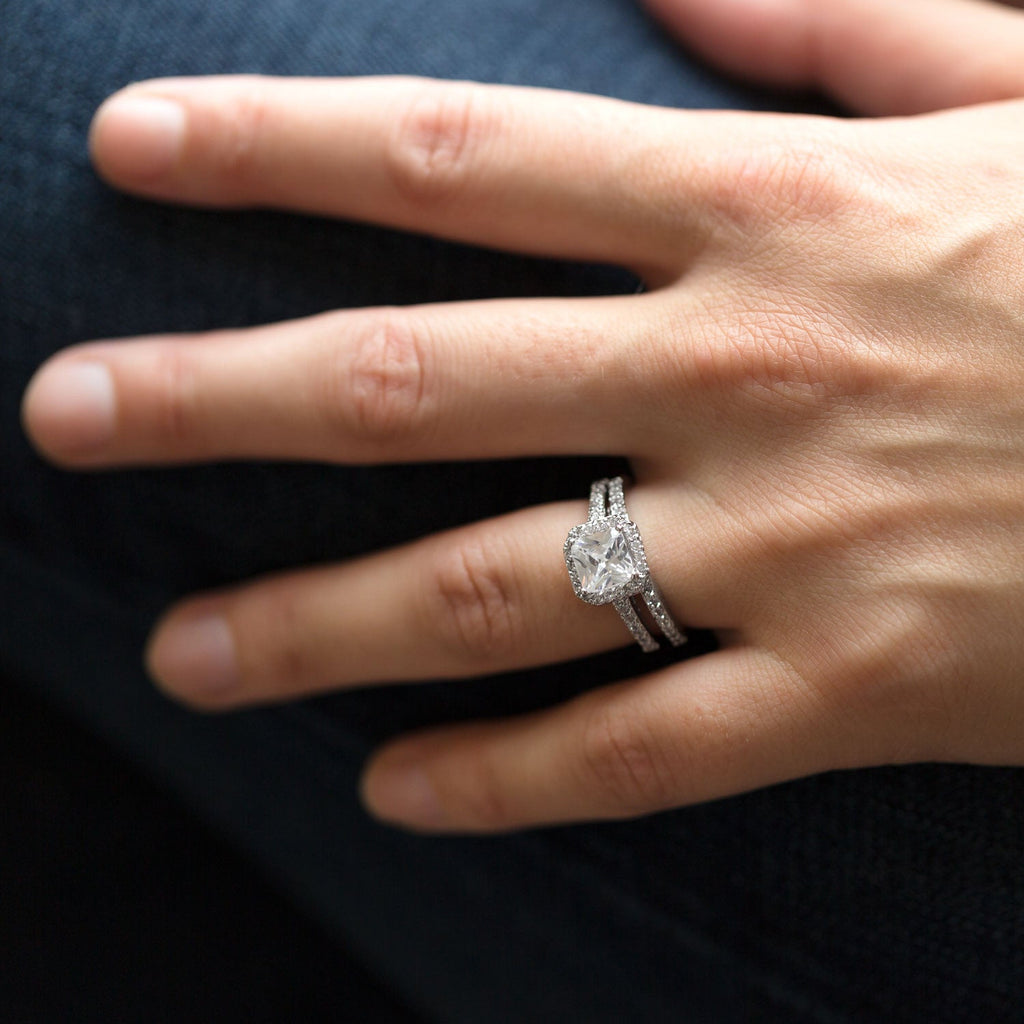 Two CZ Ring Set - Matador Diamond