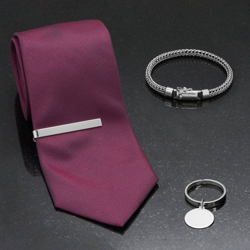 Sterling Silver Key Ring with 22mm Tag - Matador Diamond