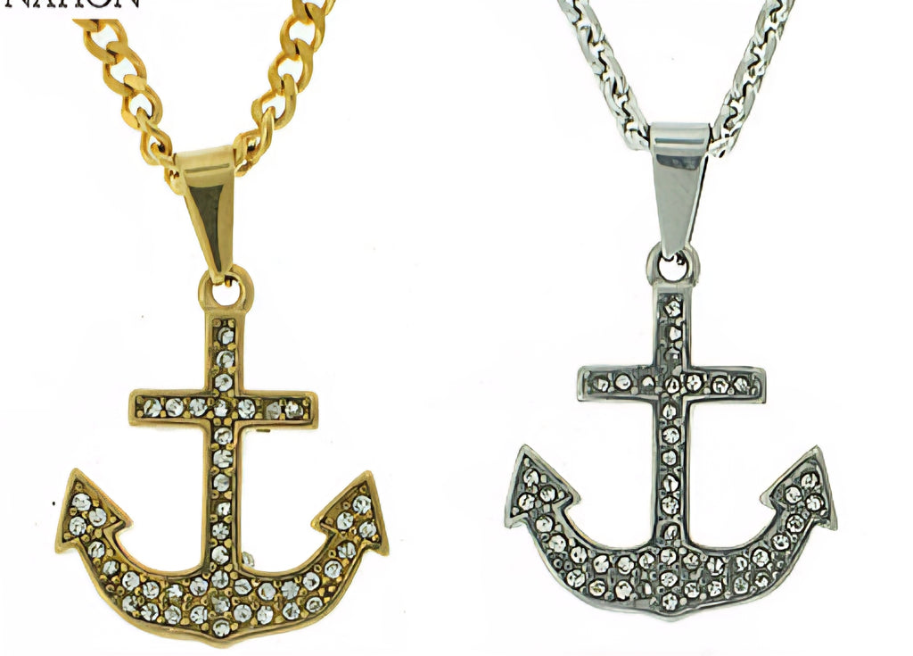 Stainless Steel Gold & Silver Anchor Sets - Matador Diamond