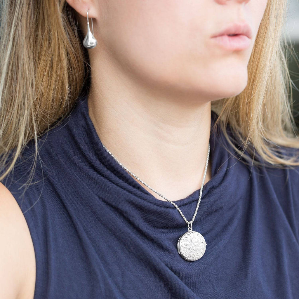 Oxidized Rounded Box Chain Necklace (1.6mm) - Matador Diamond