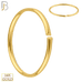 14k Solid Gold Seamless Continuous Nose Ring Hoops - Matador Diamond