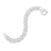 7" 160 Gauge Oval Byzantine Bracelet - Matador Diamond