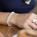 7" 160 Gauge Oval Byzantine Bracelet - Matador Diamond