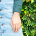 Criss Cross Band Rainbow Moonstone Ring - Matador Diamond