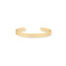 14 Karat Gold Plated Two Row Cuff Bracelet