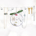 Rhodium Plated 8 Point Snowflake Earrings with 9 CZs on French Wire - Matador Diamond