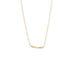 16" + 2" 1/2 Twist Textured Bar Necklace