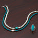 Oval Turquoise with Oxidized Edge Ring - Matador Diamond