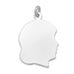Girl Silhouette Charm