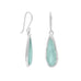 Ancient Roman Glass Pear Drop Earrings - Matador Diamond