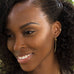 14 Karat Gold Plated Mini CZ Bar Studs - Matador Diamond