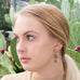 14 Karat Gold Plated Labradorite French Wire Earrings - Matador Diamond