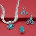 Oval Turquoise with Oxidized Edge Ring - Matador Diamond
