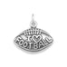Oxidized "I Love Football" Charm