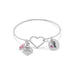 Footprint Charm with Pink Crystal - Matador Diamond