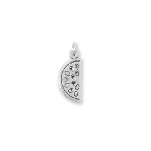 Oxidized Watermelon Slice Charm