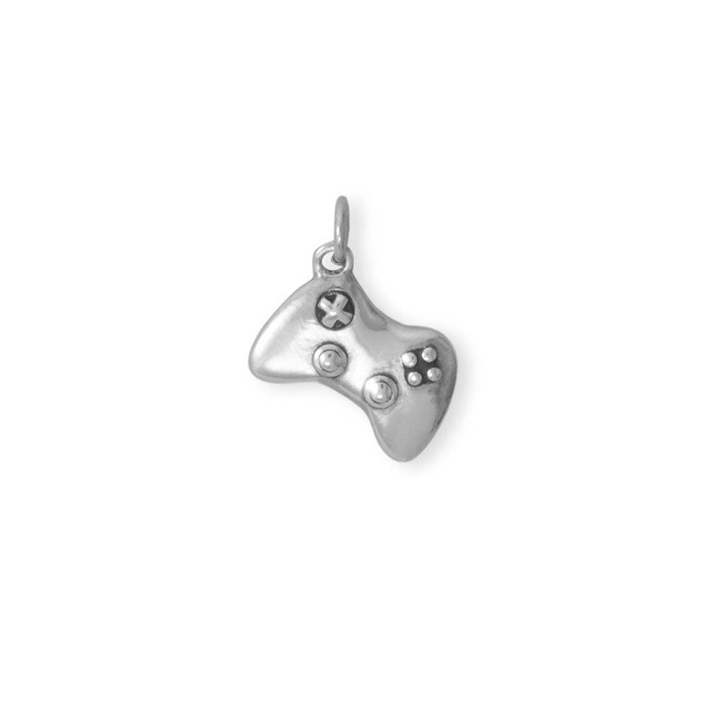 Oxidized 3D Video Game Controller Charm