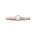 14 Karat Rose Gold Plated CZ Ring