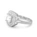 Rhodium Plated Ring with Square CZ - Matador Diamond