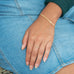 14 Karat Gold Plated Thin CZ Ring - Matador Diamond