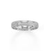 Rhodium Plated 4mm Band