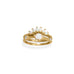 14 Karat Gold Plated Synthetic Opal and CZ Ring - Matador Diamond