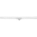 9" + 1" Double Strand Heart Anklet - Matador Diamond