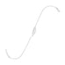 Sideways Feather Anklet