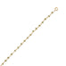 Fresh Look! Peridot 14 Karat Gold Plated Anklet - Matador Diamond