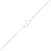 9" + 1" Interlocking Twisted Wire Hearts Anklet - Matador Diamond