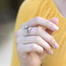 Oxidized Black Onyx Wrap Ring - Matador Diamond