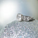 Rhodium Plated CZ Split Design Ring - Matador Diamond